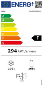 Réfrigérateur Combiné 270L Beko Selective Line RCHE300K40SN + 5 ans de garantie - Image 4