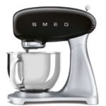 Robot pâtissier Smeg Noir base inox SMF02BLEU