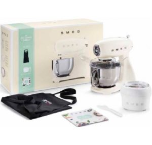 Smeg SMF33CREU + Sorbetière + Tablier + livre de recettes