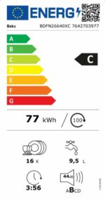 Lave-vaisselle Beko pose libre 14 couverts BDFN26640XC - Image 6