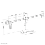 Newstar support moniteur de bureau FPMA-D550DD3BLACK Neomounts - Image 10