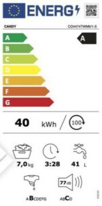 Lave-linge - CANDY 7kgs Smart Pro Inverter - CO4474TWM6/1-S 3 - Image 14