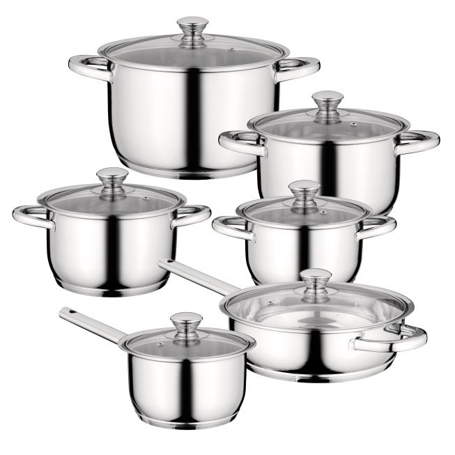 Batterie de cuisine 12 pieces BergHOFF gourmet - surain-electro