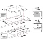 Taque de cuisson à induction 60cm WHIRLPOOL WLB4060CPNE CleanProtect - Image 11