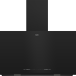 Hotte 90cm inclinée noir BEKO BHCA96641BBBHS