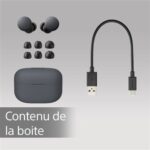 Ecouteurs sans fil à réduction de bruit Sony Linkbuds S WFLS900NW - Noir - Image 10