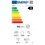 Lave-linge 14Kg HOOVER H-WASH 500 HWP414AMBC/1-S - Image 6