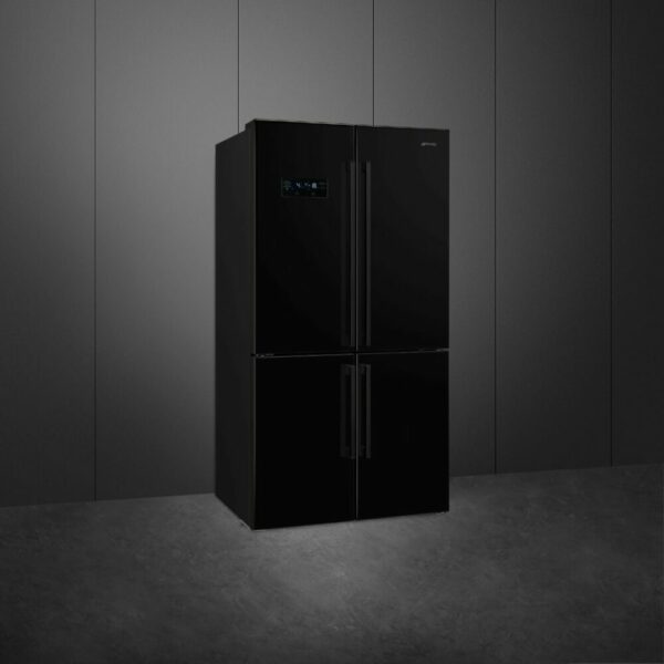 Frigo américain porte sur porte pose libre Noir SMEG FQ60NDE - Image 9