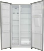 Exquisit SBS146-WS-040ES - frigo américain - distributeur d'eau - 439 litres - argent - Image 3