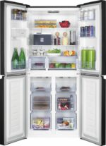 Frigo américain 4 portes Frilec BONN-MD458-WS-040DDI - No frost - Dark inox - Image 8