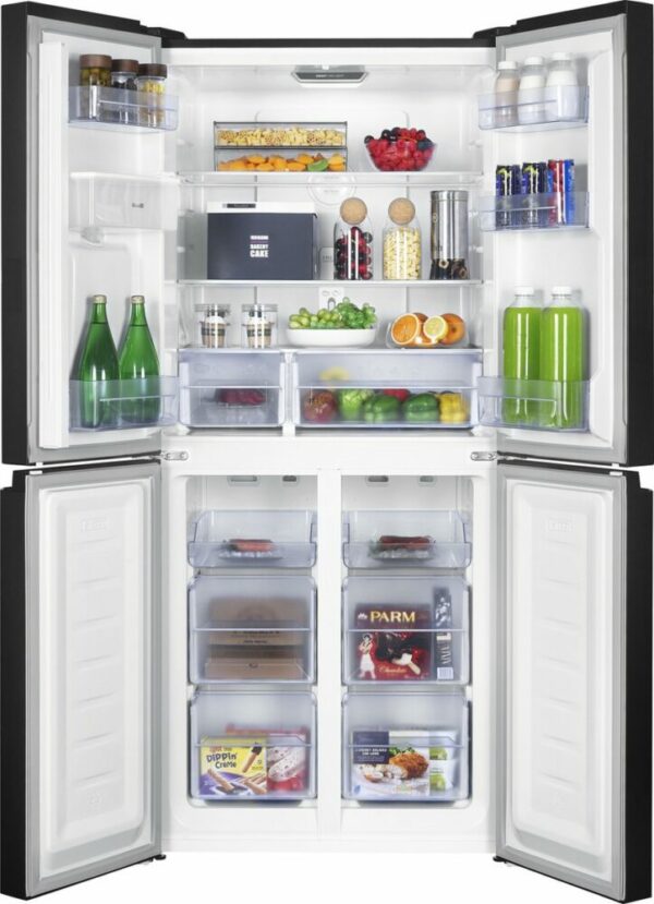 Frigo américain 4 portes Frilec BONN-MD458-WS-040DDI - No frost - Dark inox - Image 8