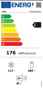 Réfrigérateur combiné HAIER HDPW3620CNPK - Image 17