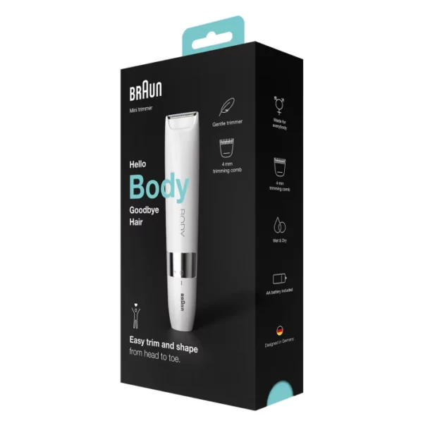 Mini tondeuse corps Braun Hello Body BS1000 - Image 6