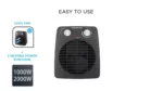 Rowenta Radiateur soufflant - 2000 W SO2210F0 - Image 6