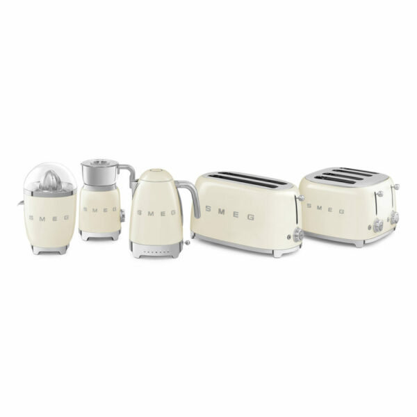Grille-pain vintage 4 tranches Crème SMEG TSF03CREU - Image 4