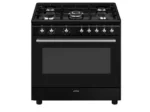 Piano Smeg à Gaz de 90cm CX91GMBL