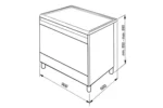 Piano Smeg à Gaz de 90cm CX91GMBL - Image 9