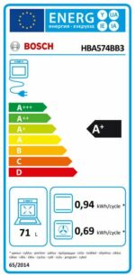 Four encastrable Bosch HBA574BB3 pyrolyse - Image 9