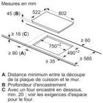 Taque de cuisson vitrocéramique Bosch 80cm PKN811BA2E - Image 6
