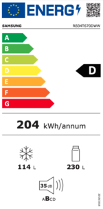 Frigo combiné No-Frost Samsung RB34C670DW - Image 6