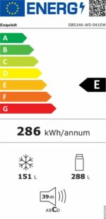 Frigo américain Exquisit SBS146-WS-041EW blanc - Image 4