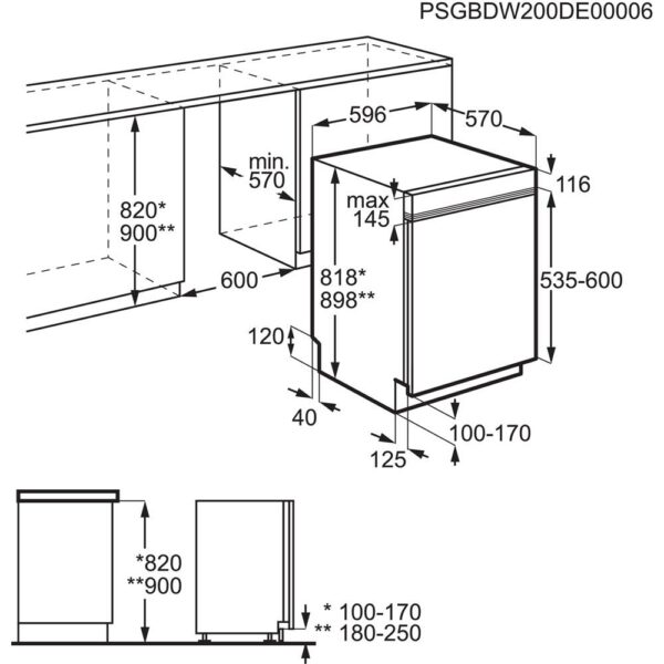 Lave-vaisselle AEG 13 couverts FES5368XZM - Image 10