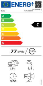 Lave-vaisselle 16 couverts full intégré BEKO BDIN38641Q - Image 6