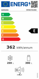 Frigo américain Samsung RF59C701ES9 (Eau + glaçons) - Image 8