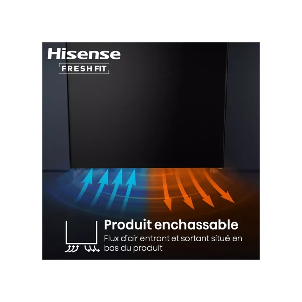 Réfrigérateur combiné Hisense RB5K330GSFC - Image 3