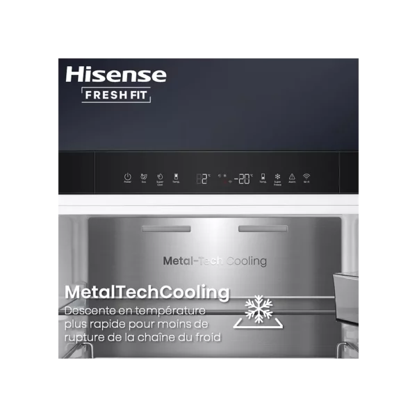 Réfrigérateur combiné Hisense RB5K330GSFC - Image 5