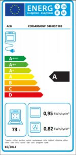 Cuisinière vitrocéramique AEG CCB6400ABW - Image 7