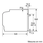 Four encastrable Bosch pyrolyse HBA572BB4 - Image 9