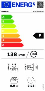 Sèche-linge SIEMENS 8kg pompe à chaleur WT43H00WFG - Image 14