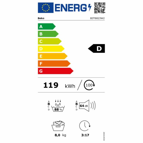 Sèche-linge Beko 8kgs B3T6823W2 - Image 4