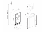 Réfrigérateur encastrable 125L BEKO B1904N - Image 4