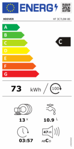 Lave-vaisselle pose libre Hoover HF3C7L0W - Image 6