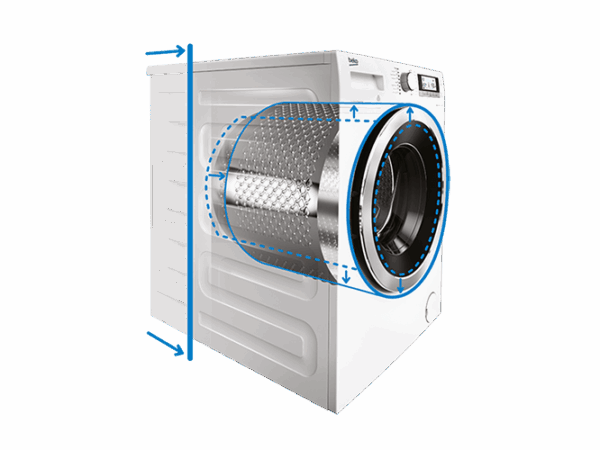 Lave-linge Beko 8kgs Selective Line B3WM4841W2 - Image 6