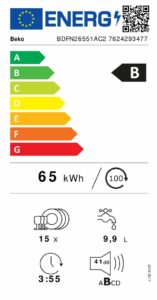 Lave-vaisselle pose libre Beko BDFN26551AC2 - Image 7