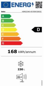 Congélateur coffre Beko HSM22340 - Image 5