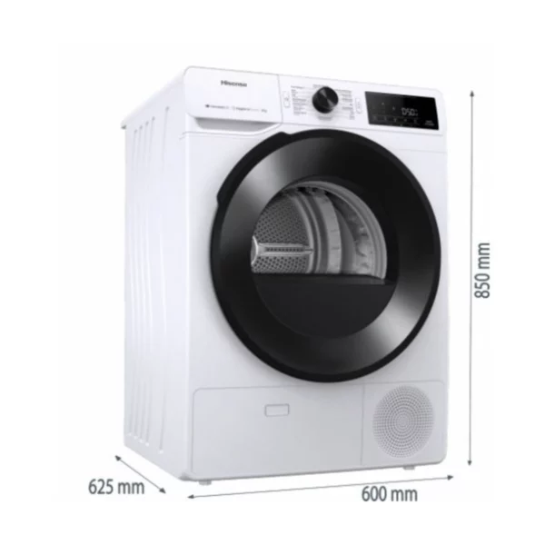 Sèche-linge Hisense 8kgs DH3V800UW/BLX - Image 4
