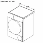 Sèche-linge Bosch 9kgs pompe à chaleur WQG2420WFG - Image 9