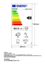 Lave-vaisselle pose libre Exquisit GSP8614-450DB - Image 3