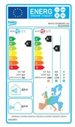 Climatiseur split mural réversible Beko BEHPG245/BEHPG246 - 24 000 BTU - Image 5