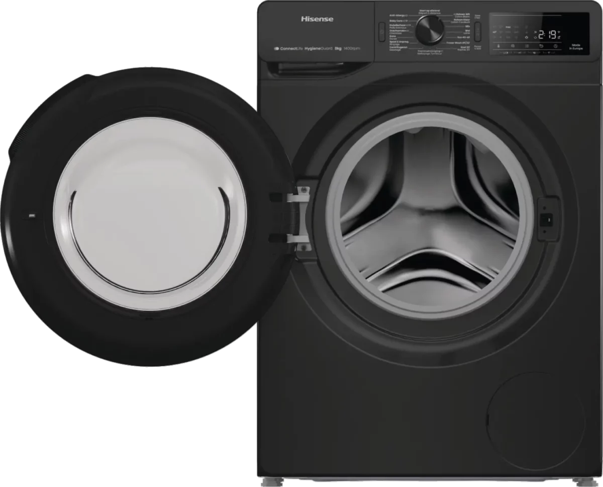 Lave-linge Hisense 8 kg WF3V843BB/BLX Noir - Image 2