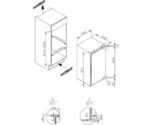 Frigo encastrable 88cm Candy CM4S59EW 116 L - Image 4