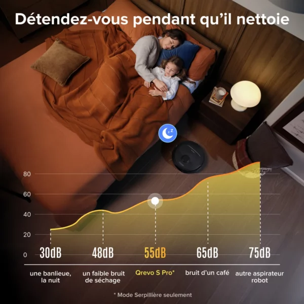 Aspirateur robot Roborock Qrevo S ProX noir - Image 4